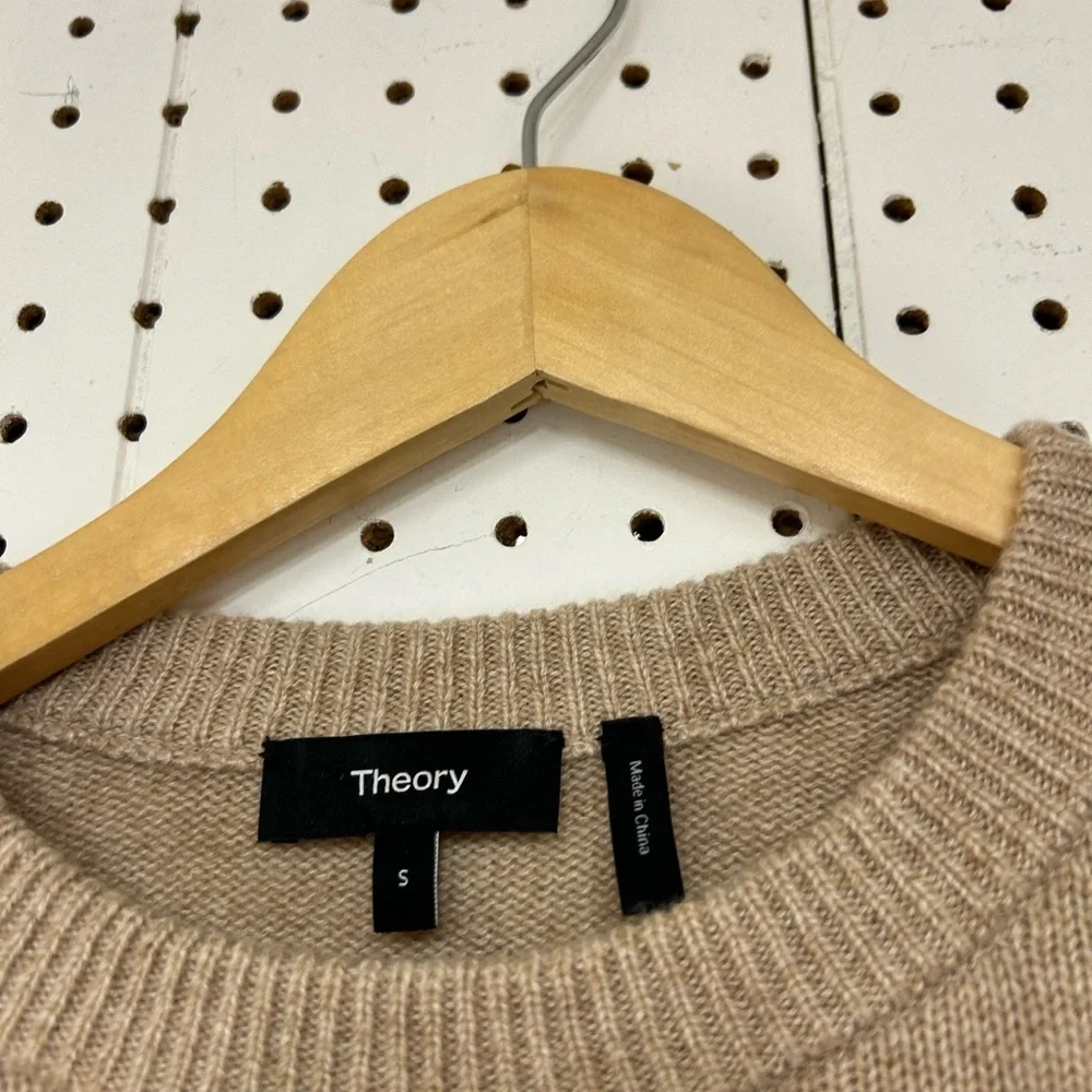 Theory Blanket Stitch  Crew Neck Sweater